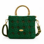 ChiQueTê Floral Crochet Bag — Handcrafted Elegance