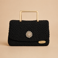 ChiQueTê Black — Luxury Handcrafted Crochet Handbag
