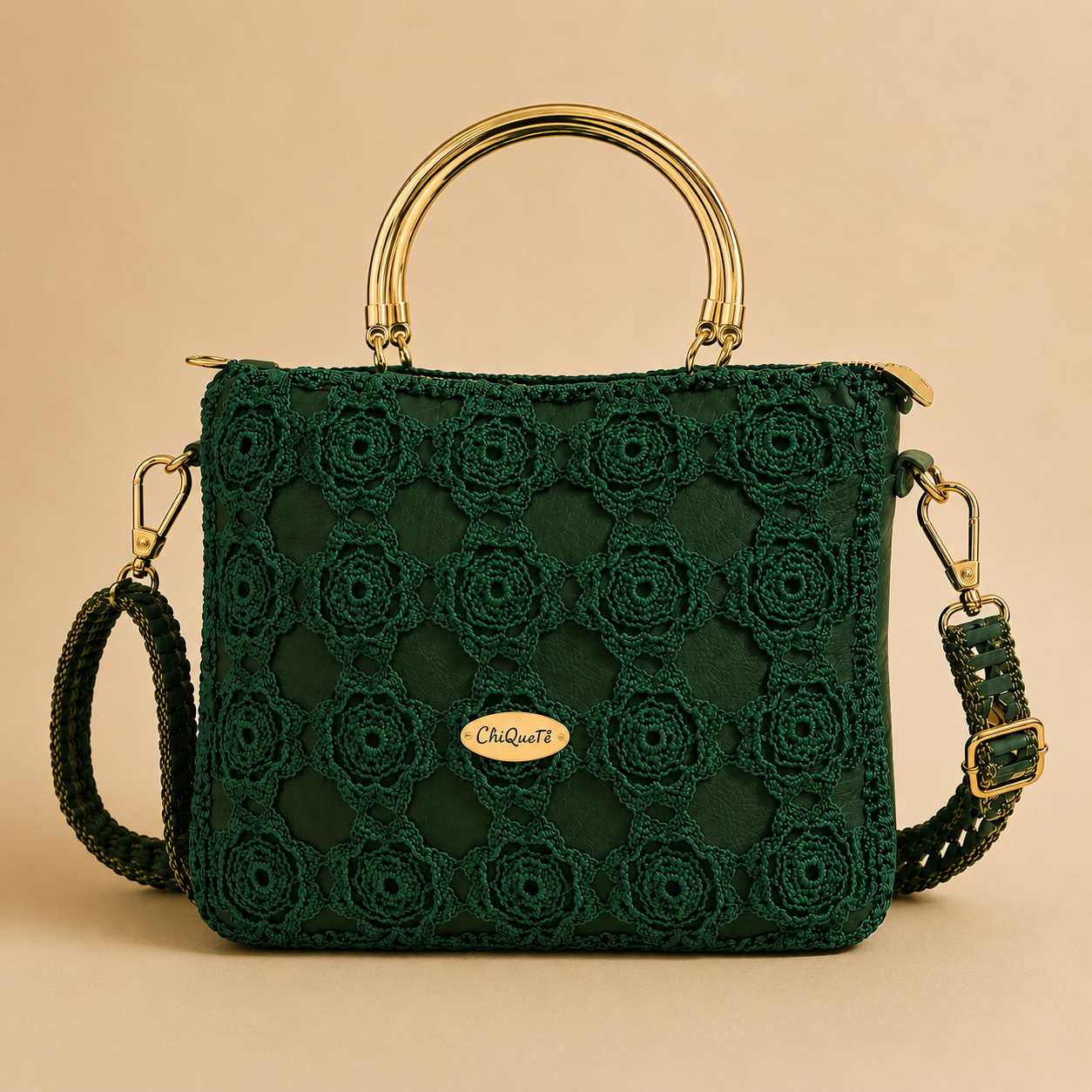 ChiQueTê Floral Luxury Crochet Bag — Handcrafted Elegance