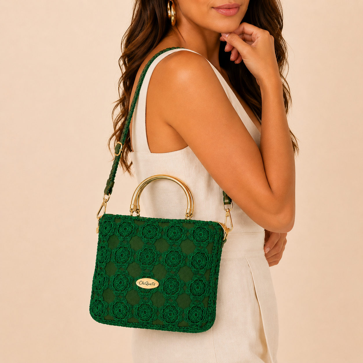 ChiQueTê Floral Luxury Crochet Bag — Handcrafted Elegance