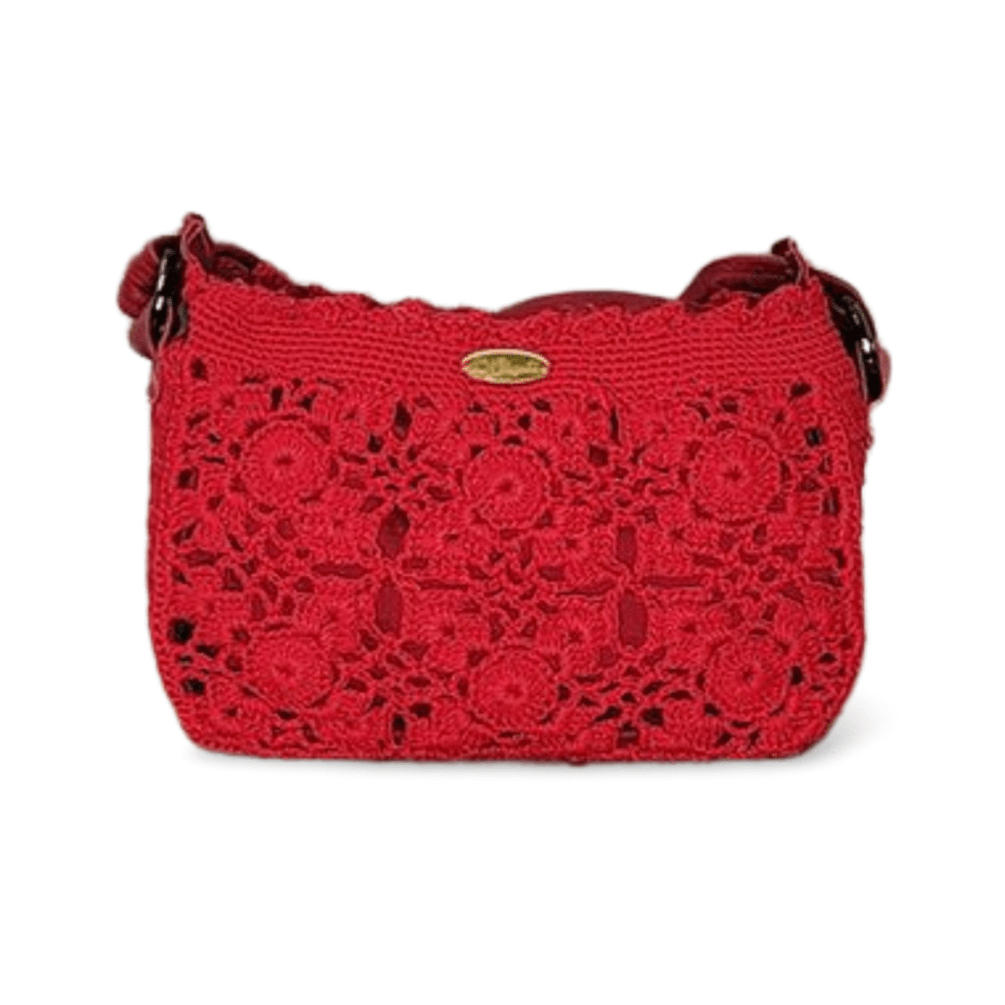 Bolsa Clássica Cinza Em Crochê Chiquetê CHIQUETE