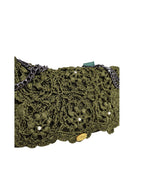 Bolsa Com Flores e Perolas Chiquete Chiquetê