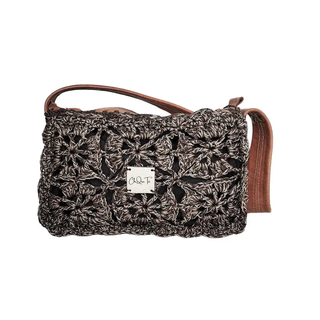 Bolsa de Crochê Arco Iris Aventureiro Chiquetê - CHIQUETE