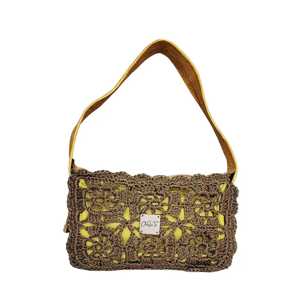 Bolsa de Crochê Arco Iris Aventureiro Chiquetê - CHIQUETE