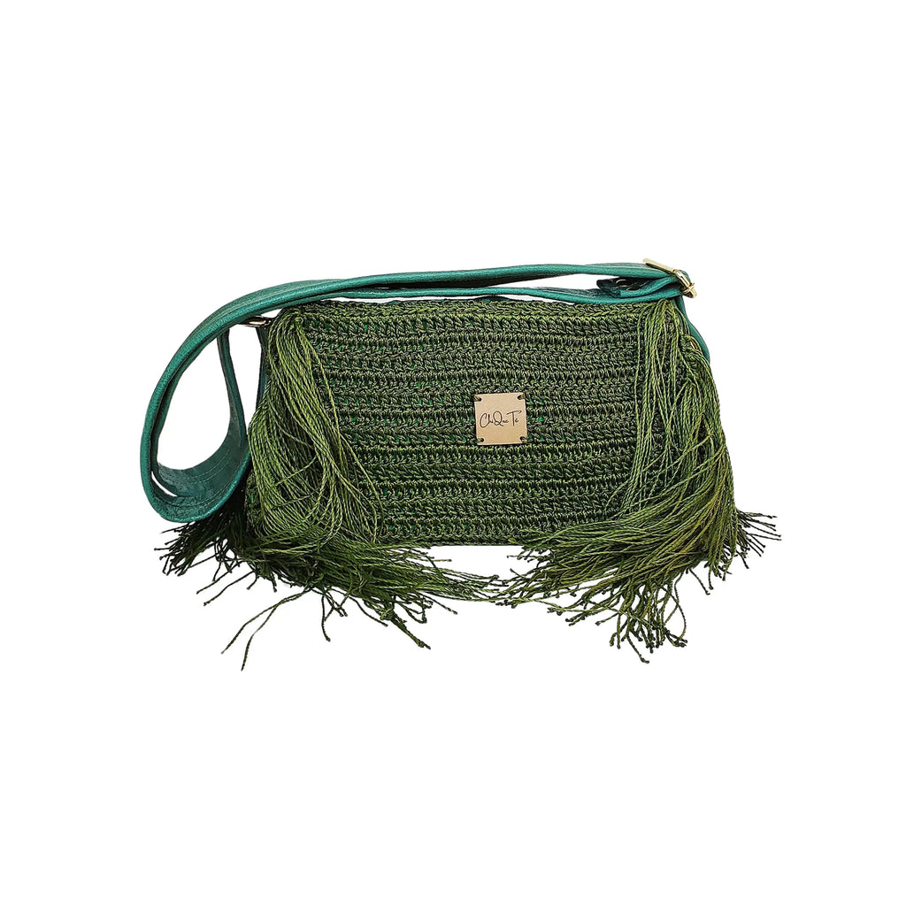 Bolsa de Franja Com Alça de Couro Chiquetê - CHIQUETE