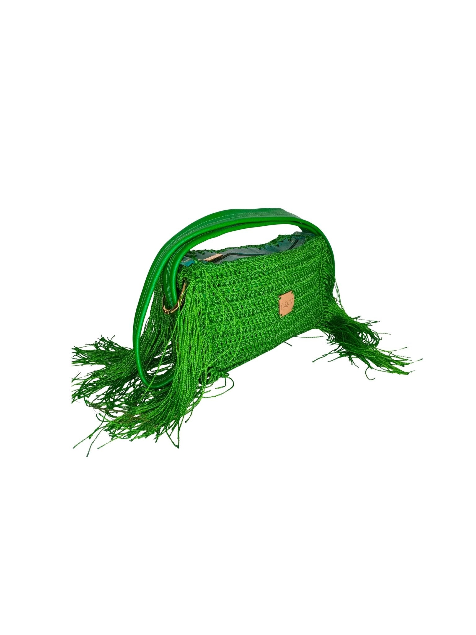 Bolsa de Franja Com Alça de Couro Chiquetê Chiquetê