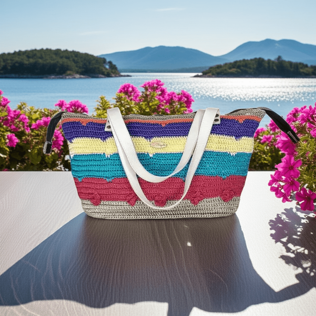 Bolsa Listra do Arco Íris Chiquetê Chiquetê