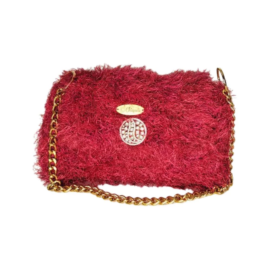 Bolsa Com Pelos de Festa Chiquetê - CHIQUETE