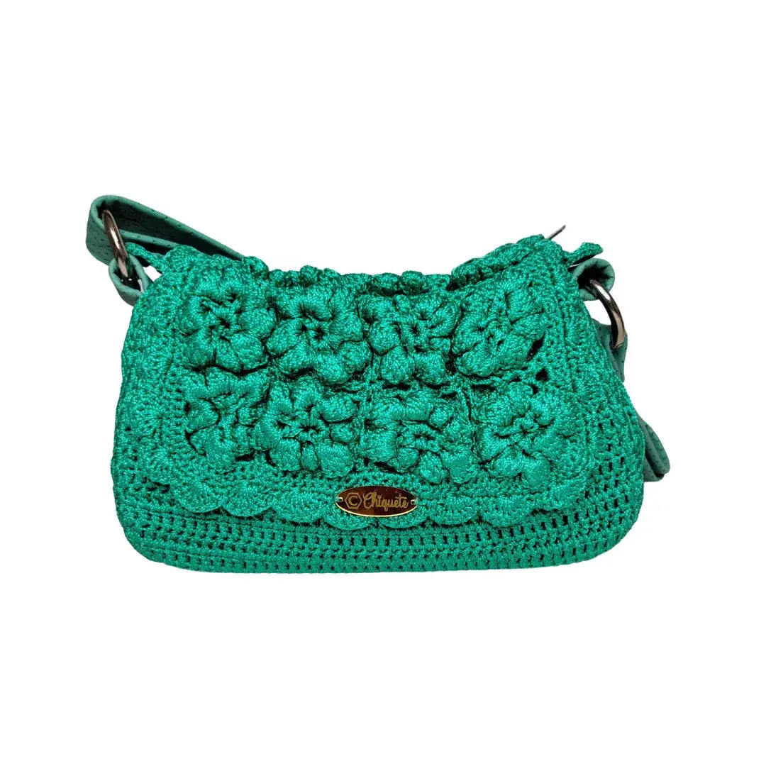 Bolsas Flores em Volume Verde Chiquetê - CHIQUETE