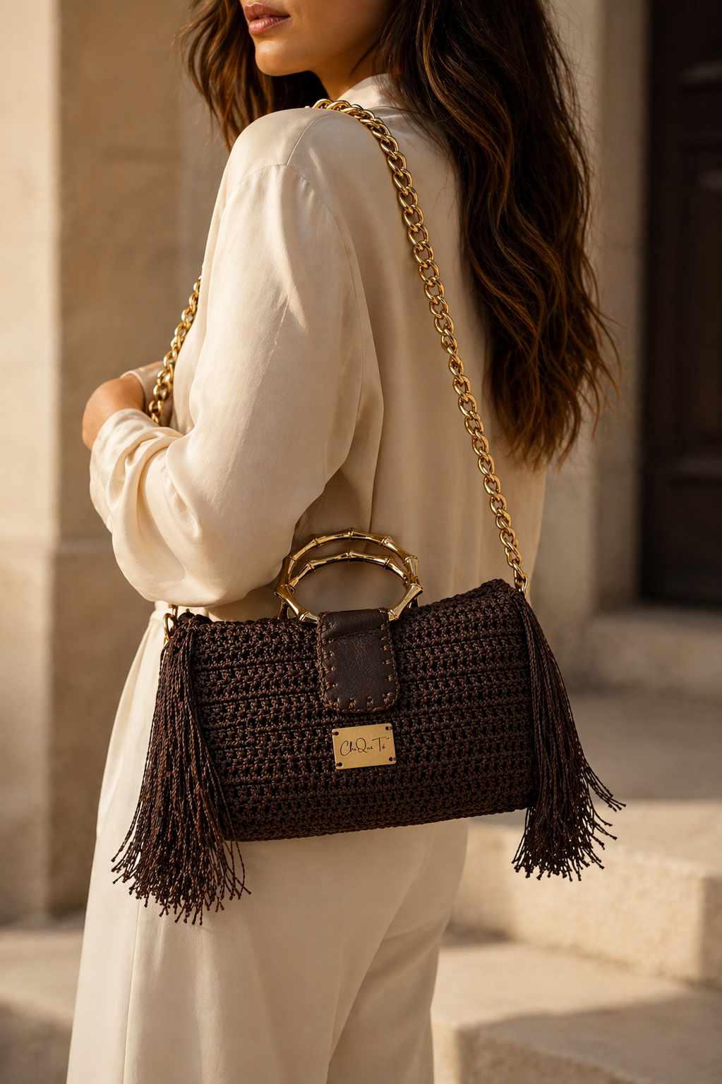 ChiQueTê Bourbon Luxe Handmade Crochet Handbag