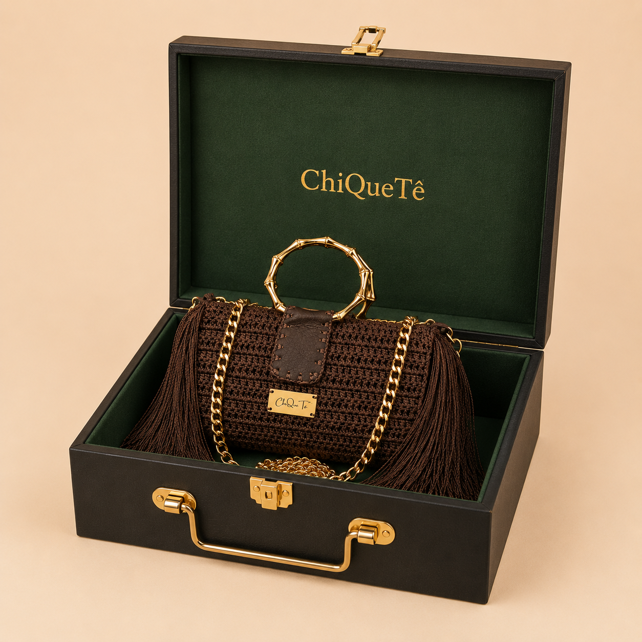 ChiQueTê Bourbon Luxe Handmade Crochet Handbag