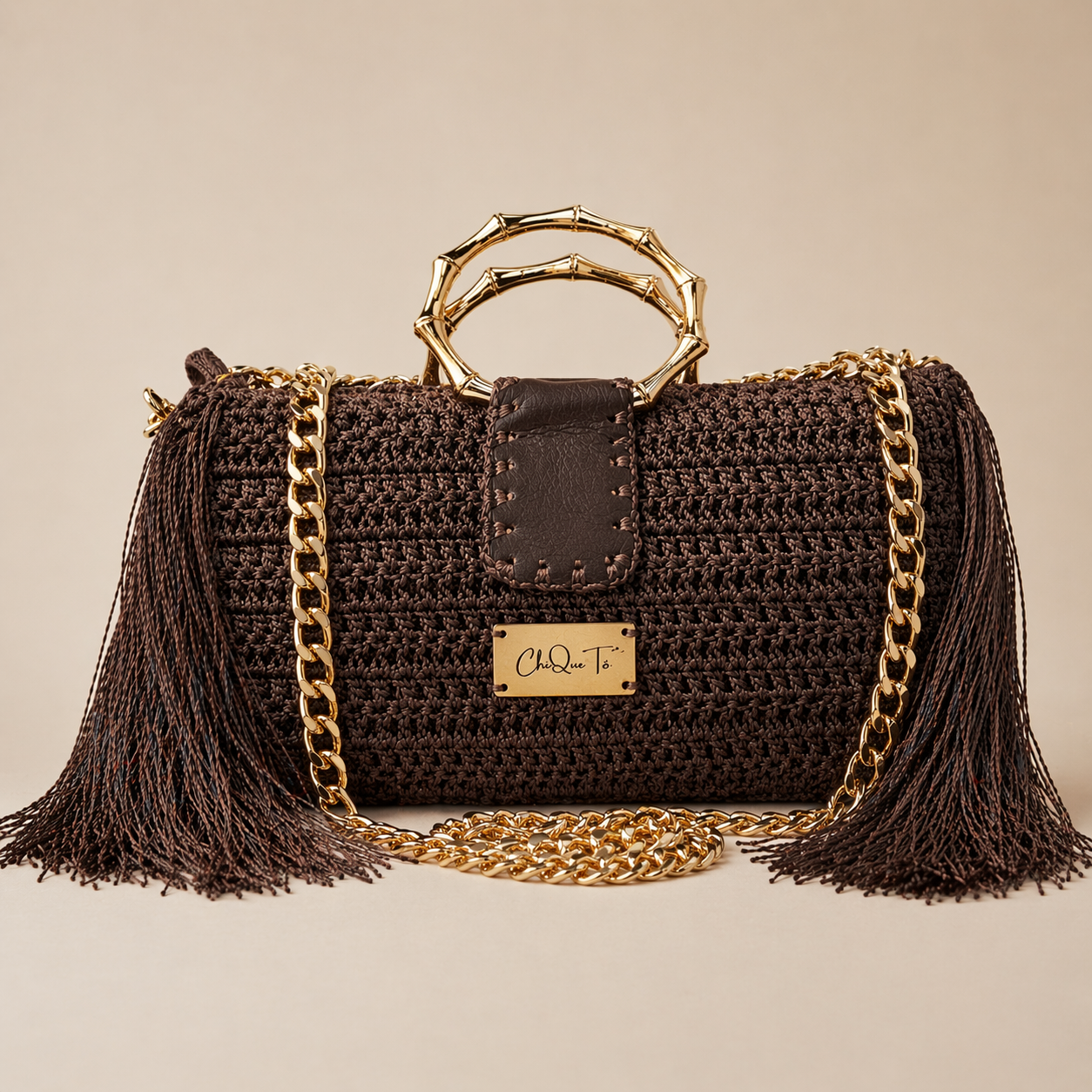 ChiQueTê Bourbon Luxe Handmade Crochet Handbag