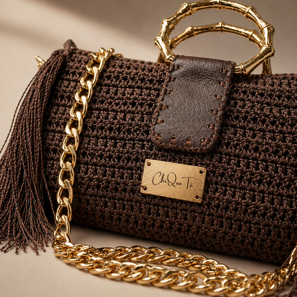 ChiQueTê Bourbon Luxe Handmade Crochet Handbag